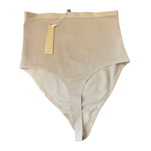 NWT SKIMS  Power Mesh High Waist Thong Size 2X SIENNA - Picture 4 of 7